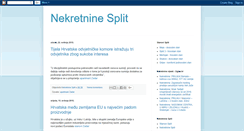 Desktop Screenshot of nekretninesplit.blogspot.com