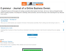 Tablet Screenshot of epreneur.blogspot.com