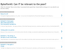 Tablet Screenshot of bytesforallindia.blogspot.com
