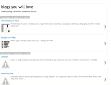 Tablet Screenshot of blogsyouwilllove.blogspot.com