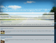 Tablet Screenshot of cebu-travel-guide.blogspot.com