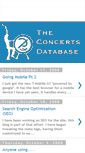 Mobile Screenshot of concerts-database.blogspot.com