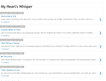 Tablet Screenshot of myheartswhisper.blogspot.com