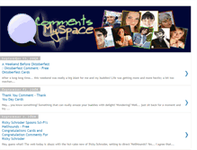 Tablet Screenshot of comments4myspace.blogspot.com