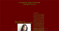 Desktop Screenshot of fashionbollywoodhairstyles.blogspot.com