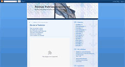 Desktop Screenshot of fechaspatriasargentinas.blogspot.com