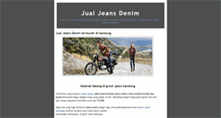 Desktop Screenshot of jualjeansdenim.blogspot.com