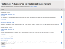 Tablet Screenshot of histomatist.blogspot.com