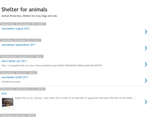 Tablet Screenshot of animalprotection-victoria.blogspot.com