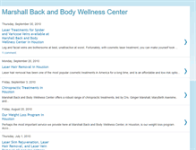 Tablet Screenshot of marshallbackandbodywellnesscenter.blogspot.com