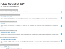 Tablet Screenshot of futurenursesfall2009.blogspot.com