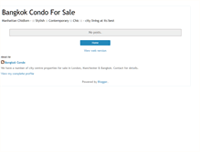 Tablet Screenshot of bangkok-condo.blogspot.com