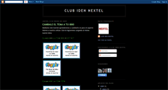 Desktop Screenshot of clubidennextel.blogspot.com