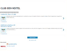Tablet Screenshot of clubidennextel.blogspot.com