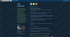 Desktop Screenshot of clubmedianote.blogspot.com