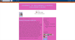 Desktop Screenshot of becominganursecolleensblog.blogspot.com