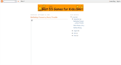 Desktop Screenshot of bestdsgamesforkids.blogspot.com