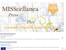 Tablet Screenshot of misscellanea-press-pics.blogspot.com