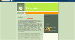 Desktop Screenshot of ebbabes.blogspot.com