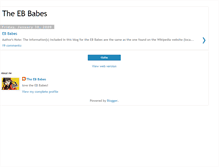 Tablet Screenshot of ebbabes.blogspot.com