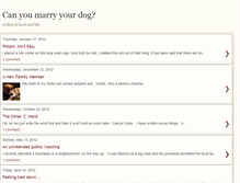 Tablet Screenshot of canyoumarryyourdog.blogspot.com