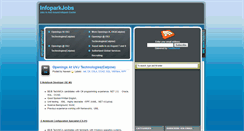 Desktop Screenshot of infoparkjobs.blogspot.com