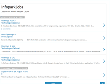 Tablet Screenshot of infoparkjobs.blogspot.com