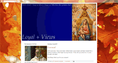 Desktop Screenshot of loyalviews.blogspot.com