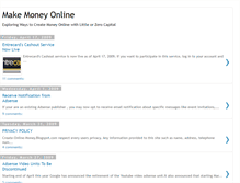 Tablet Screenshot of create-online-money.blogspot.com