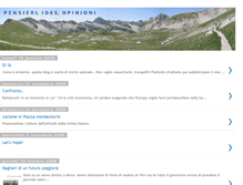 Tablet Screenshot of pensieriideeopinioni.blogspot.com