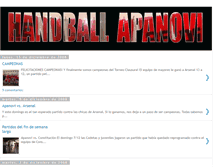 Tablet Screenshot of handballapanovi.blogspot.com