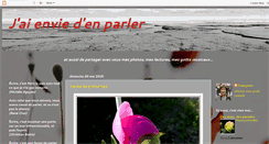 Desktop Screenshot of enviedenparler.blogspot.com