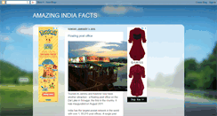 Desktop Screenshot of amazing-india-facts.blogspot.com