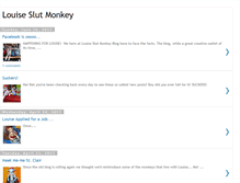 Tablet Screenshot of louiseslutmonkey.blogspot.com