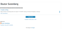 Tablet Screenshot of doutorgutenberg.blogspot.com