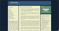 Desktop Screenshot of ewasteglobal.blogspot.com