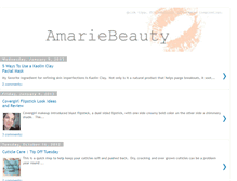 Tablet Screenshot of amariebeauty.blogspot.com