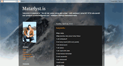 Desktop Screenshot of matarlyst.blogspot.com