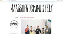 Desktop Screenshot of absofrockinlutely.blogspot.com