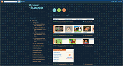 Desktop Screenshot of oyunlar1234567890.blogspot.com
