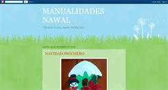 Desktop Screenshot of manualidadesnawual.blogspot.com