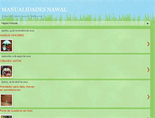 Tablet Screenshot of manualidadesnawual.blogspot.com