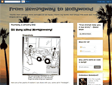 Tablet Screenshot of fromhemingwaytohollywood.blogspot.com