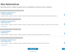 Tablet Screenshot of missmatematicas.blogspot.com