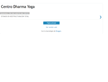 Tablet Screenshot of centrodharmayoga.blogspot.com