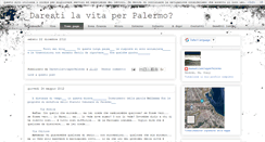 Desktop Screenshot of darestilavitaperpalermo.blogspot.com
