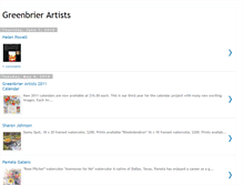 Tablet Screenshot of greenbrier-artists.blogspot.com