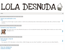 Tablet Screenshot of loladesnuda.blogspot.com