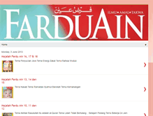 Tablet Screenshot of majalahfarduain.blogspot.com