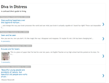 Tablet Screenshot of diva-in-distress.blogspot.com